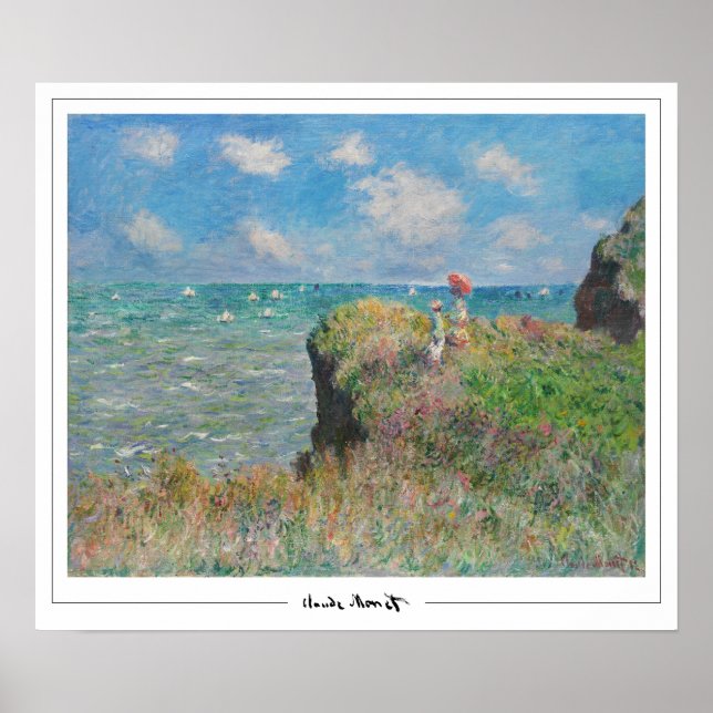 Poster Claude Monet Zedign Cartaz de Arte #47-2 (Frente)