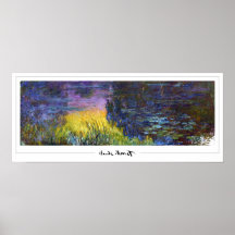 Claude Monet Zedign Cartaz de Arte #485