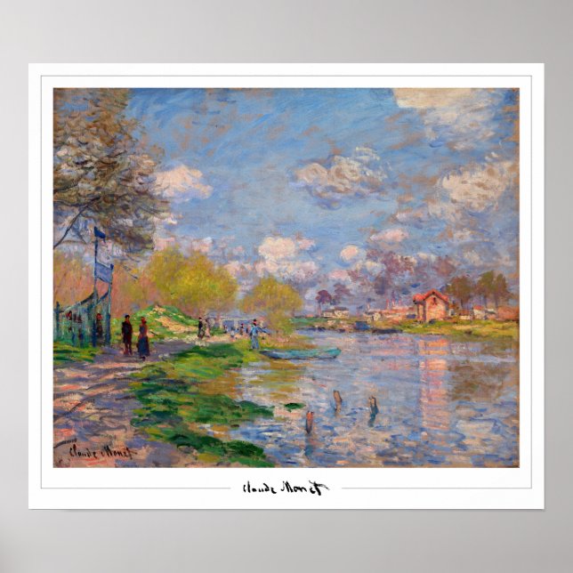 Poster Claude Monet Zedign Cartaz de Arte #48-2 (Frente)