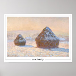 Poster Claude Monet Zedign Cartaz de Arte #49
