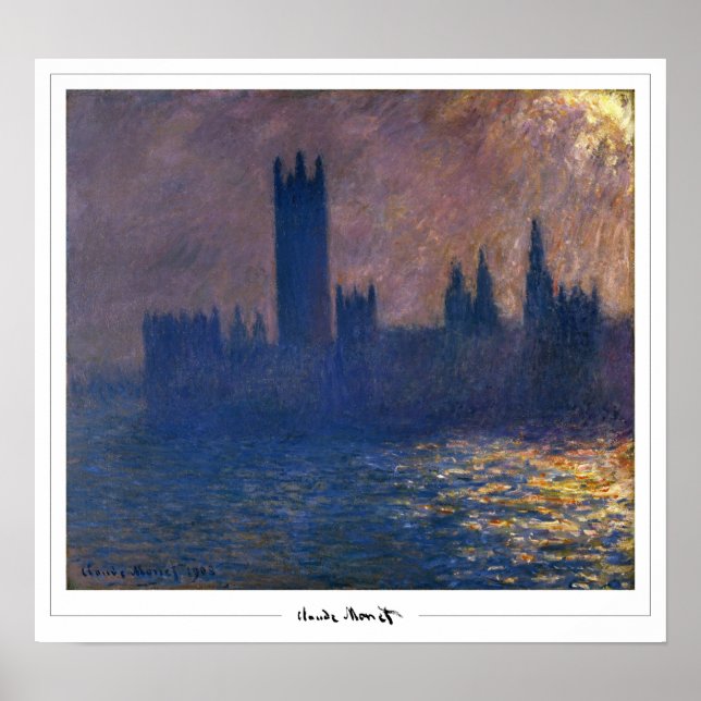 Poster Claude Monet Zedign Cartaz de Arte #57 (Frente)