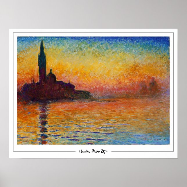 Poster Claude Monet Zedign Cartaz de Arte #658-2 (Frente)