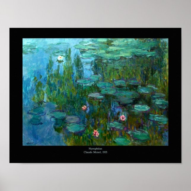 Poster Claude Monet's Ninfhéas (Frente)