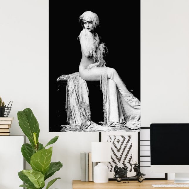 Poster Claudia, uma Menina de Teatro de Ziegfield Pouco A (Escritório em casa)