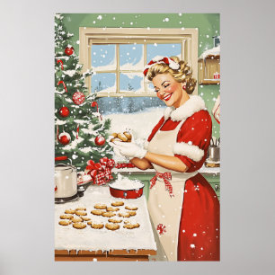 Poster Claus Holiday Baking Delight
