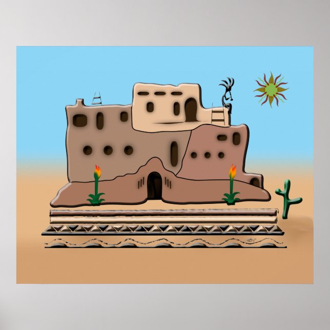 Poster Clay House (Frente)