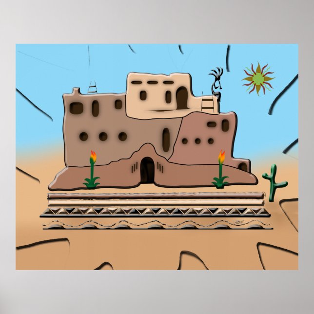 Pôster Clay House (Frente)