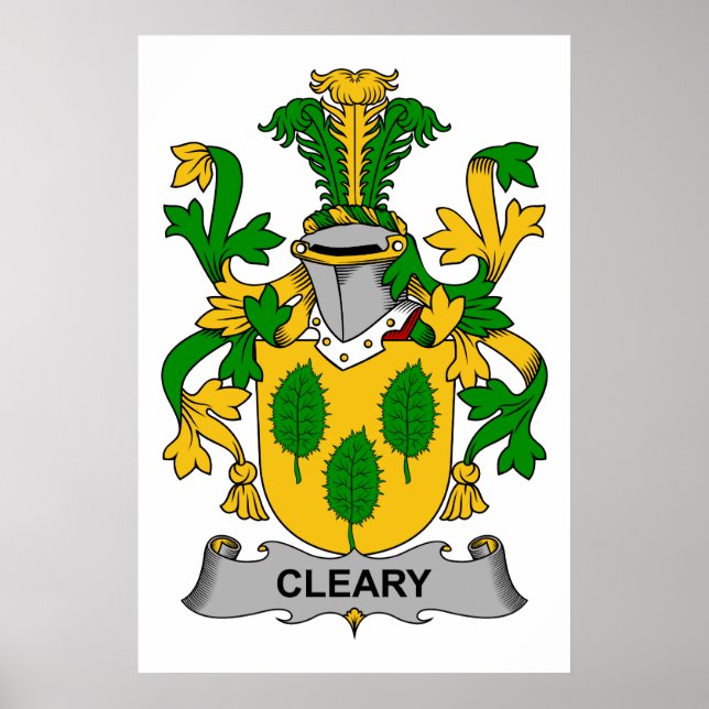 Poster Clearing Family Crest (Frente)