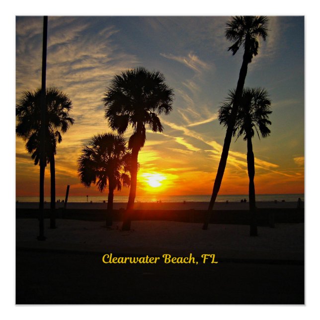 Pôster Clearwater Beach, Florida (Frente)