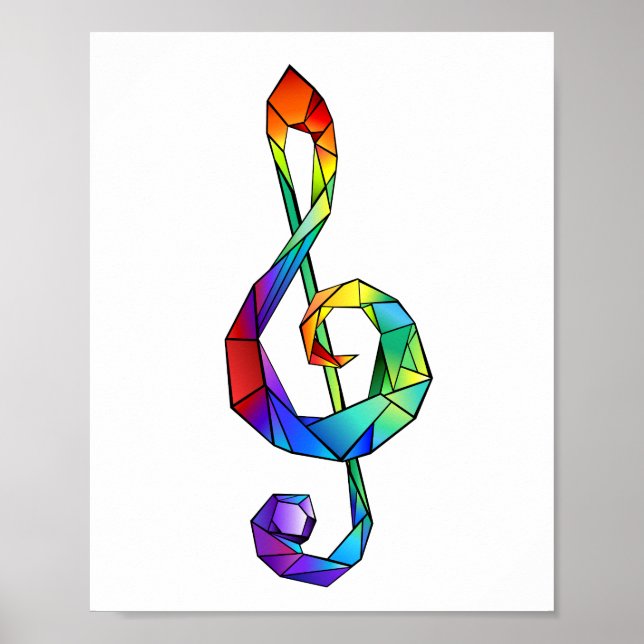 Poster Clef do Troço Musical do Arco-Íris (Frente)