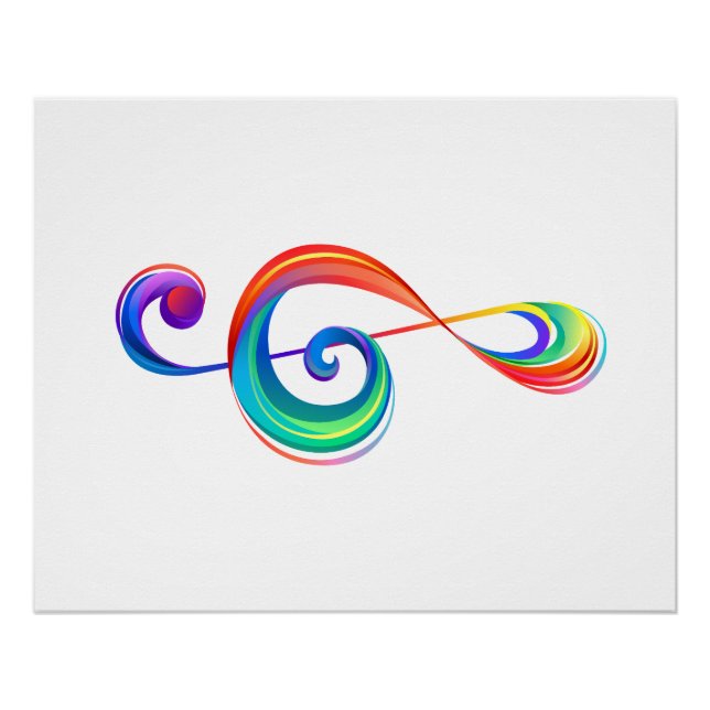 Pôster Clef (trecho de arco-íris) (Frente)
