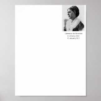 Poster Clémence de Grandval