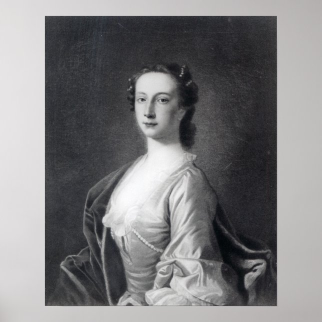 Pôster Clementina Walkinshaw, c.1760 (Frente)
