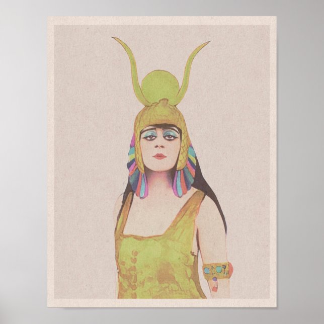 Poster Cleópatra (1917) - Sirena Enigmática (Frente)