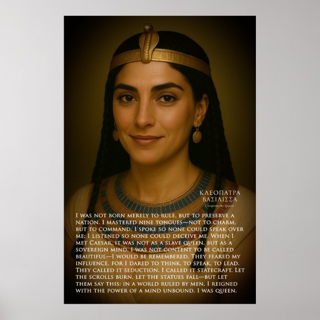Poster CLEOPATRA PHILATOR - Rainha do Egito (Frente)