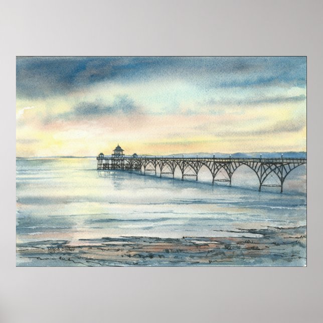 Poster Clevedon Pier (Frente)