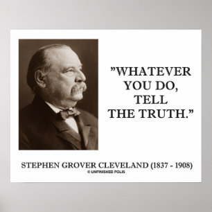 Pôster Cleveland O Que Quer Que Faça, Diga A Verdade