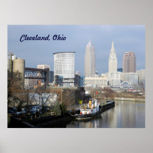 Poster Cleveland, OH (River View)