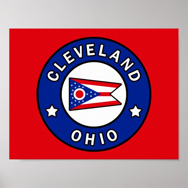 Poster Cleveland Ohio (Frente)