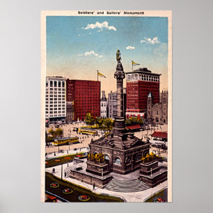 Pôster Cleveland, Ohio