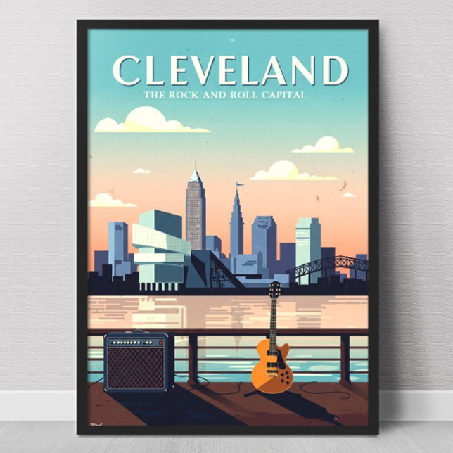 Poster Cleveland Ohio Antigo (Criador carregado)