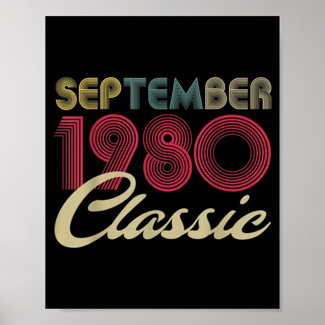 Poster Clic setembro 1980 Presentes para homens e mulhere (Frente)