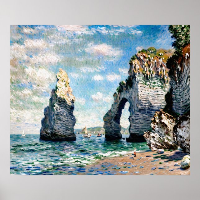 Poster Cliff no Etretat (Frente)