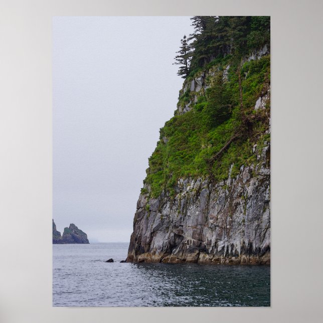 Poster Cliff No Kenai Painterly (Frente)