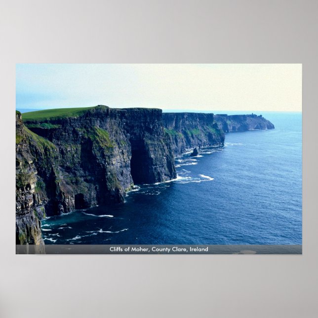 Poster Cliff of Moher, County Clare, Irlanda (Frente)