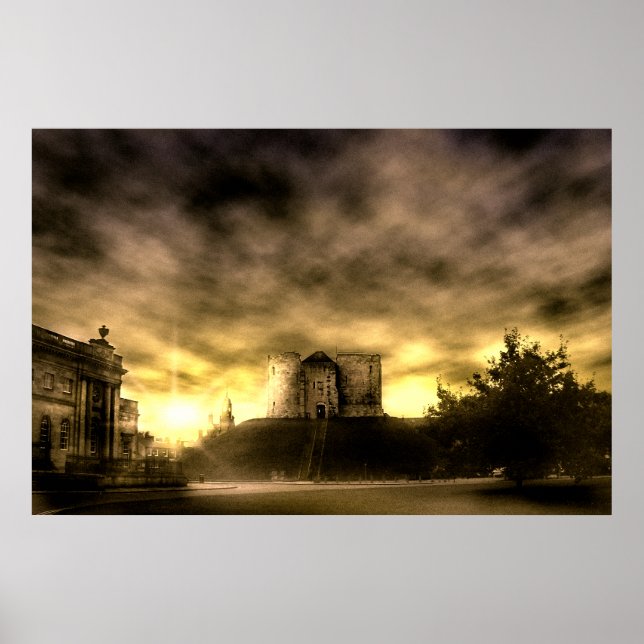 Poster Clifford's Tower, York (Frente)