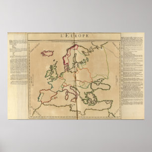 Pôster Clima de Europa