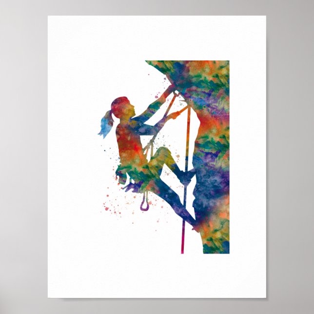 Poster Clima em aquarela (Frente)