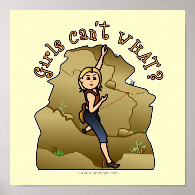 Pôster Clima Light Girl Rock (Frente)
