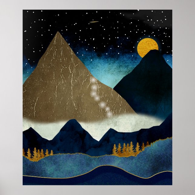 Poster Climas de montanha do ouro (Frente)