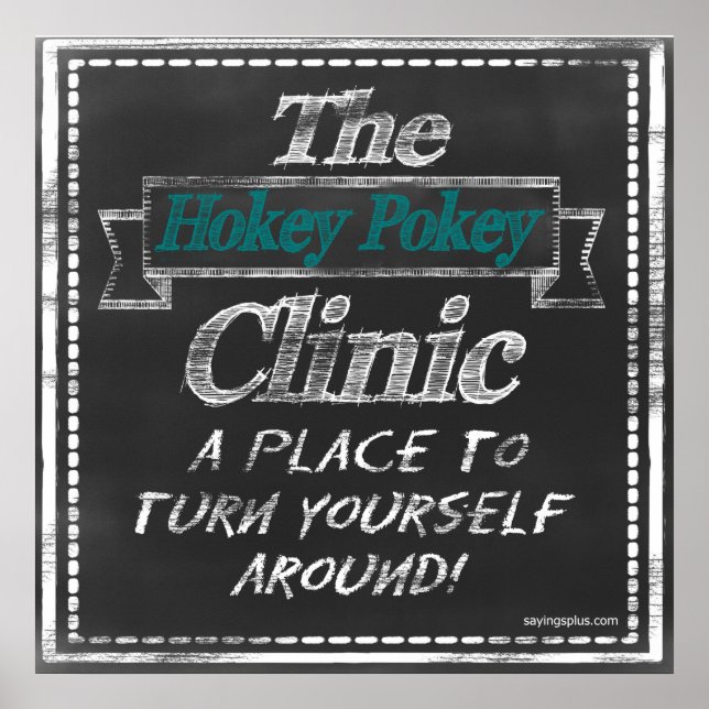 Poster Clínica Hokey Pokey (Frente)