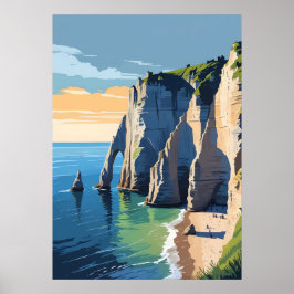Poster Clipes de Etretat Art
