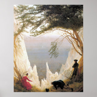 Poster Clipes de giz de Ruegen