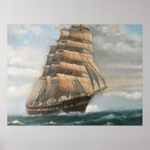 Poster Clipper Ship