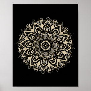 Poster Clique em Estilo Mandala 86 47 Sutil Anti Trump Re