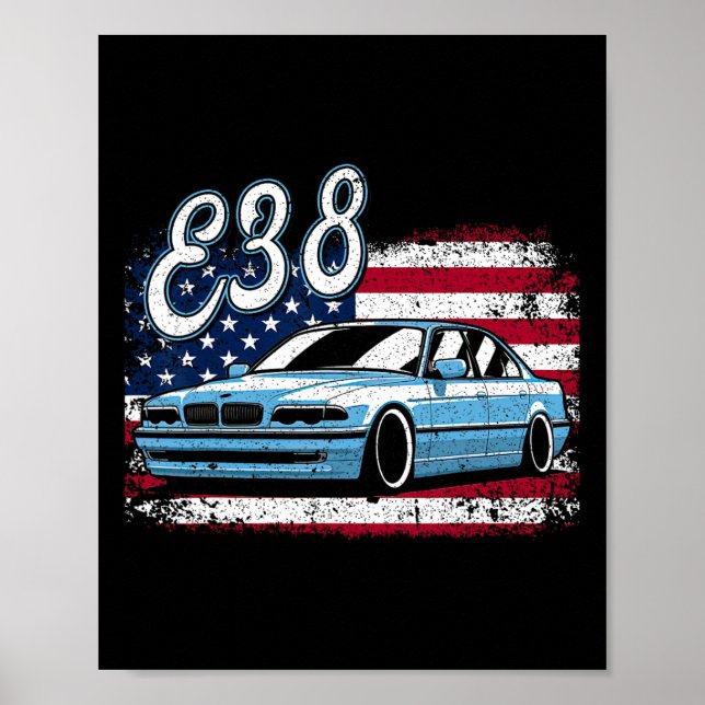 Poster Clique Para Mais E38 4 De Julho American Retro (Frente)