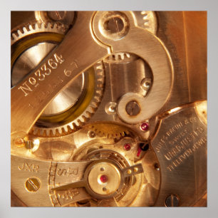 Pôster Clockmaker - suíço Unadjusted