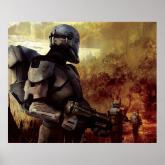 Poster Clone Commando Patrol