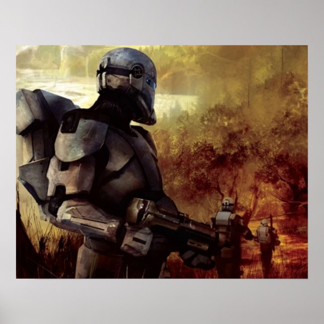 Poster Clone Commando Patrol   (Frente)
