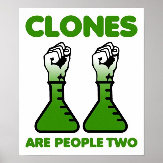 Poster Clones São Pessoas Duas Engraçadas (Frente)