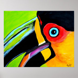 Poster Close up de Tucan