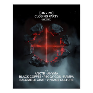 Pôster Closing Party [UNVRS] 