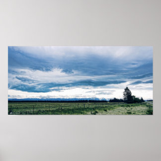 Poster Cloud Artiery South Island, Nova Zelândia Impressã