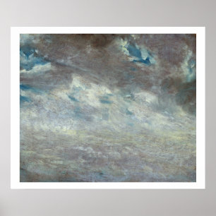 Pôster Cloud Study, 1821 (oil on paper on board)