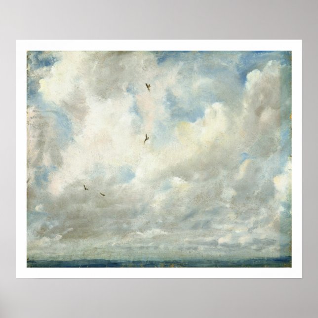 Pôster Cloud Study, 1821 (óleo no papel colocado no conse (Frente)