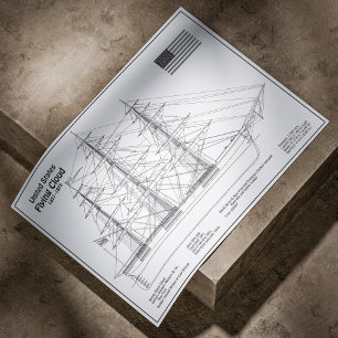 Poster Cloud Voadora de Entrega de Clipper - BD de Bluepr